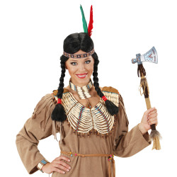 Indiánský náhrdelník korálkový